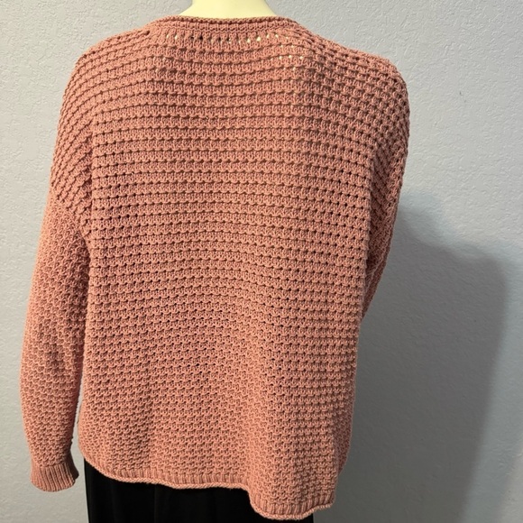 Madewell Open Stitch Auston Pullover Cotton Blend Sweater - Picture 5 of 5